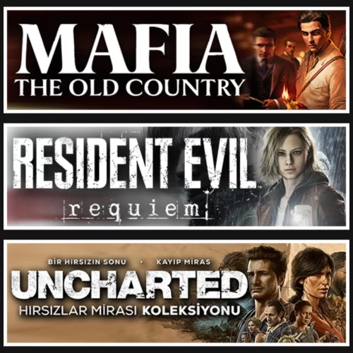 Mafia +RE Requiem +Uncharted